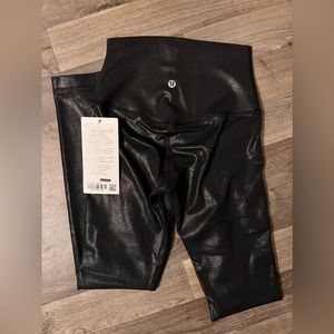 Lululemon Align High-Rise Pant 25" Shine- Black